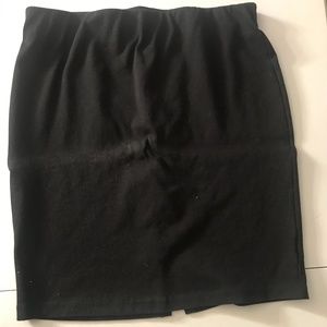 Old Navy Black Medium Womens Midi Skirt With Slit